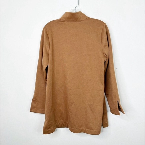 SOFT SURROUNDINGS | Marlow Tunic Length Pullover 1/4 Zip Top Sz. Medium - Picture 3 of 3